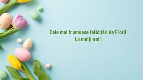 Felicitări de Florii pentru 2024: Cele mai frumoase imagini cu „La mulți ani”